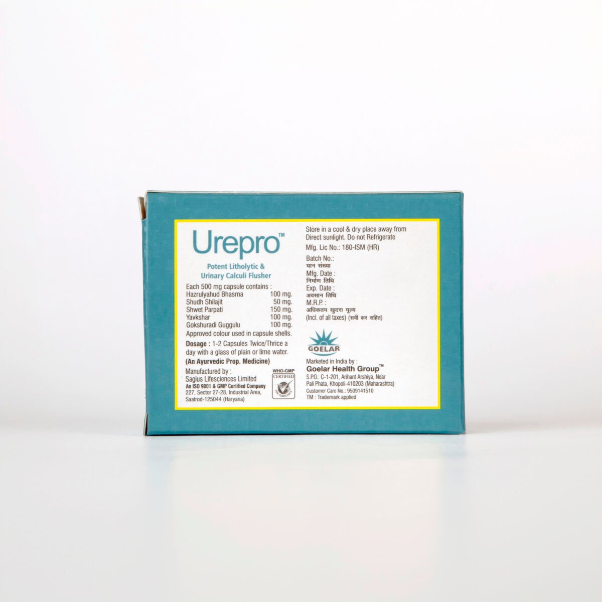 Urepro Capsule – Ayurvedic Herbal Support for Kidney & Urinary Wellness