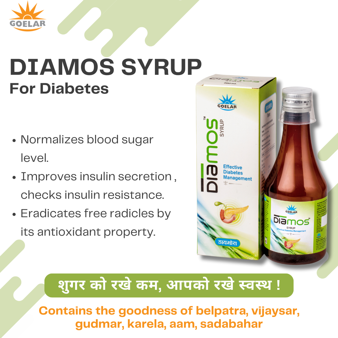Diamos Syrup – Ayurvedic Support for Healthy Blood Sugar Levels