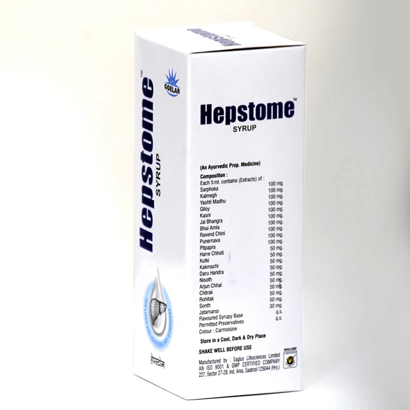 Hepstome Syrup - Ayurvedic Liver Tonic for Natural Liver Wellness