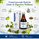 Hepstome Syrup - Ayurvedic Liver Tonic for Natural Liver Wellness