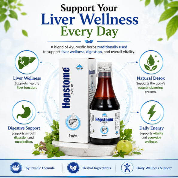 Hepstome Syrup - Ayurvedic Liver Tonic for Natural Liver Wellness