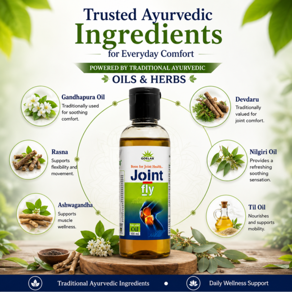 Joint Fly Oil – Ayurvedic Pain Relief Oil for Joints & Muscles