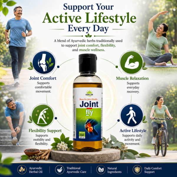 Joint Fly Oil – Ayurvedic Pain Relief Oil for Joints & Muscles