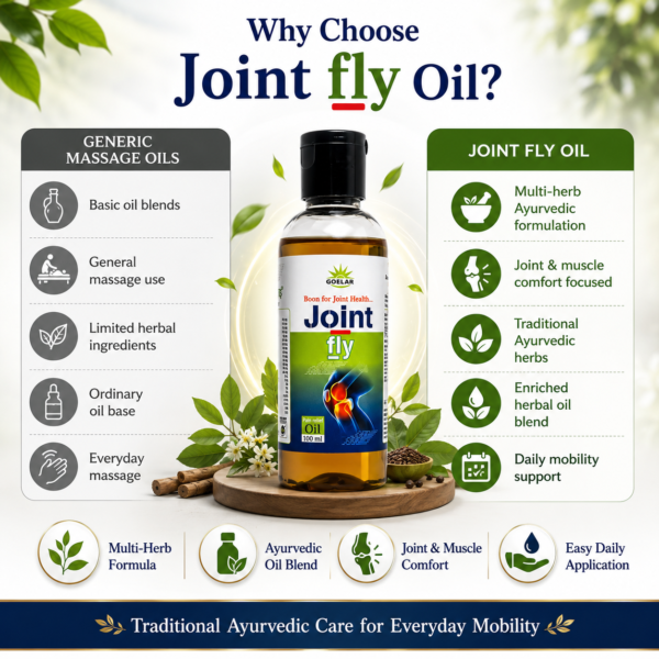 Joint Fly Oil – Ayurvedic Pain Relief Oil for Joints & Muscles