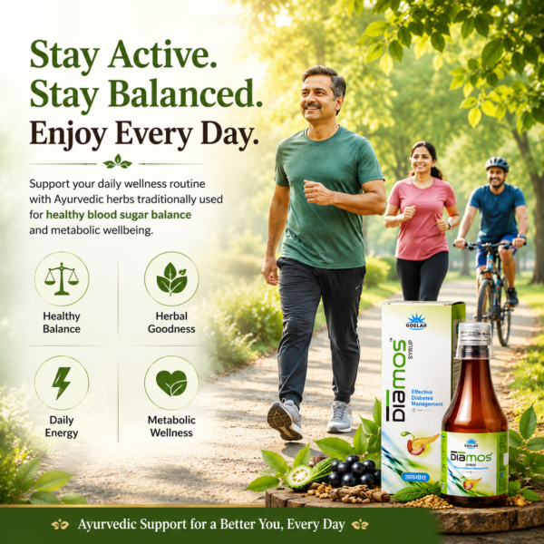 Diamos Syrup – Ayurvedic Support for Healthy Blood Sugar Levels