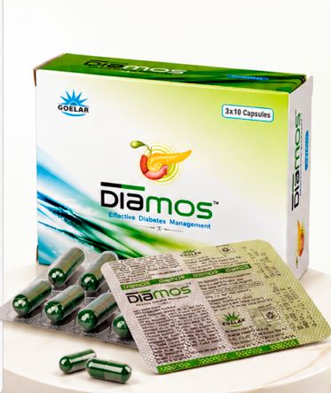 Diamos Capsule – Ayurvedic Support for Healthy Blood Sugar Balance