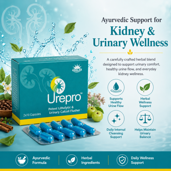 Urepro Capsule – Ayurvedic Herbal Support for Kidney & Urinary Wellness