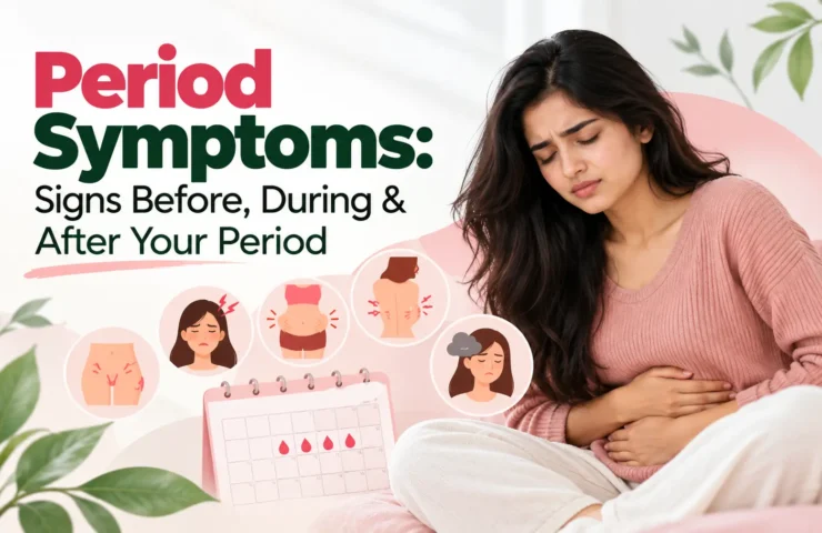 Period Symptoms Signs Before, During & After Your Period