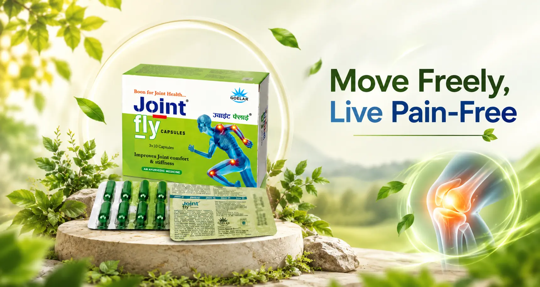 Joint Fly Ayurvedic capsules for joint wellness