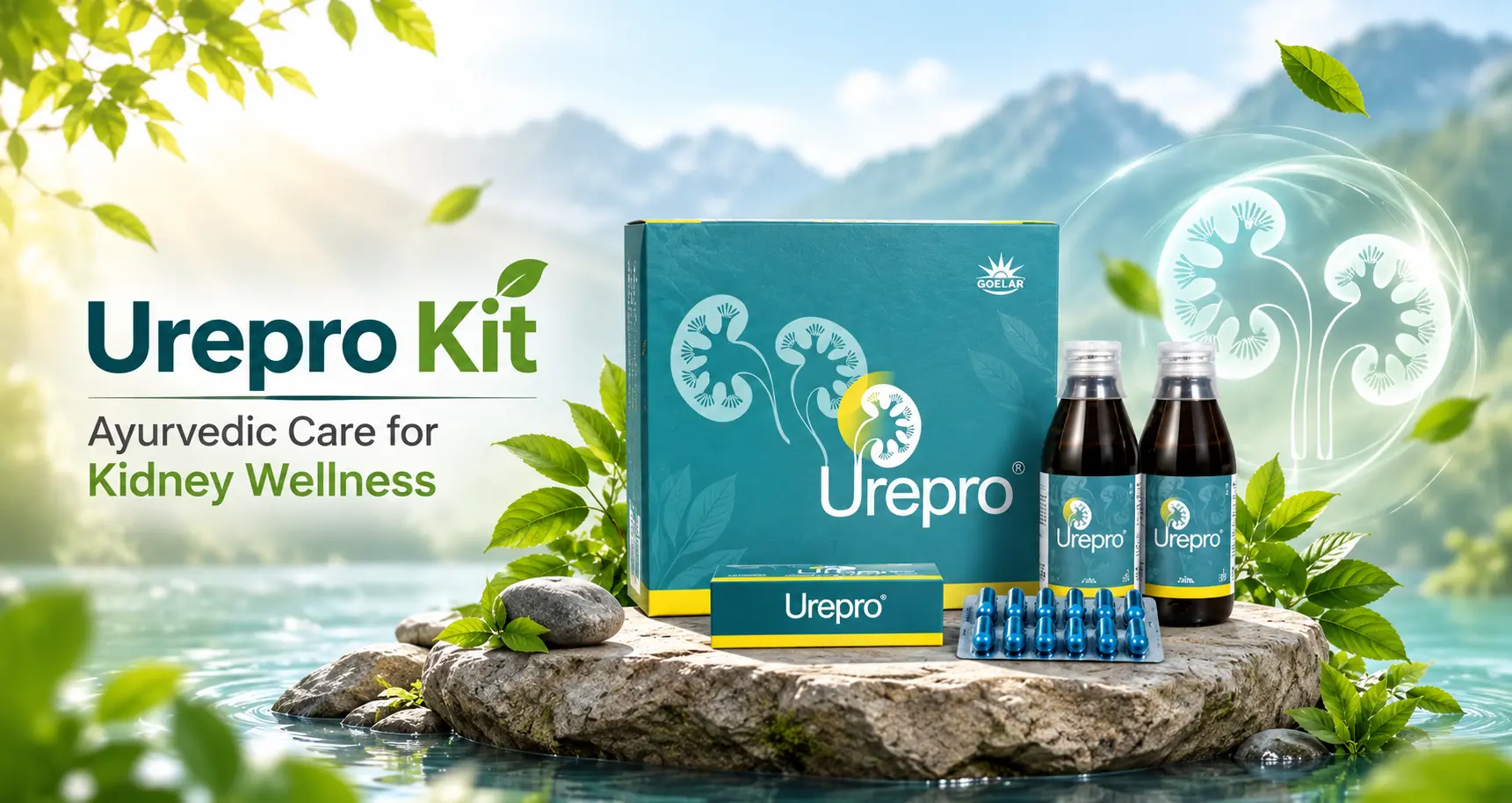 Urepro Kit Ayurvedic combo for kidney and urinary wellness