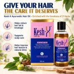 Kesh-X Hair Oil - Ayurvedic Hair Oil with 21 Herbs (100 ml)