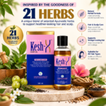 Kesh-X Hair Oil - Ayurvedic Hair Oil with 21 Herbs (100 ml)
