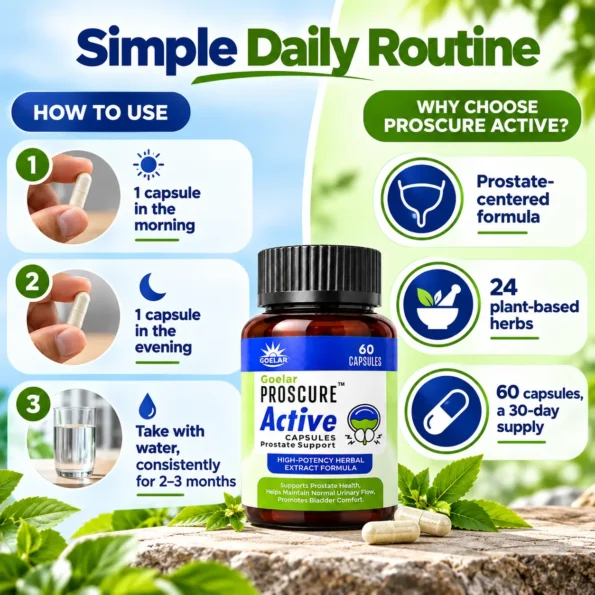 Proscure Active Capsules – Prostate Support